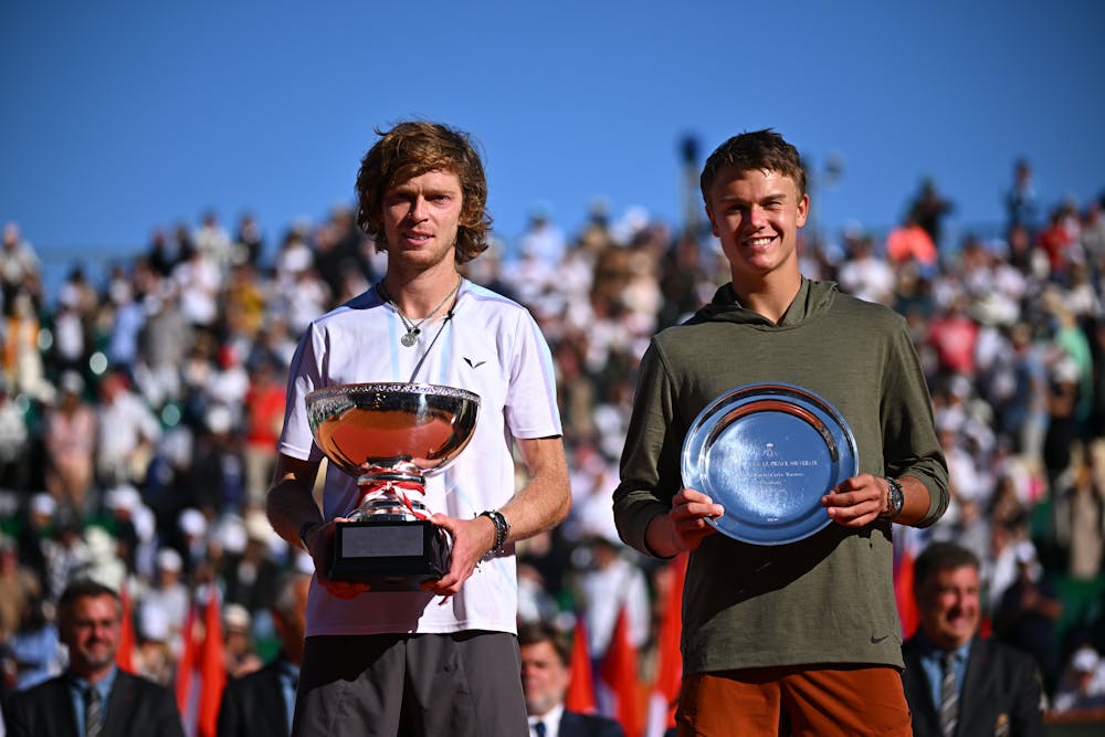 Andrey Rublev et Holger Rune, finale Monte-Carlo 2023