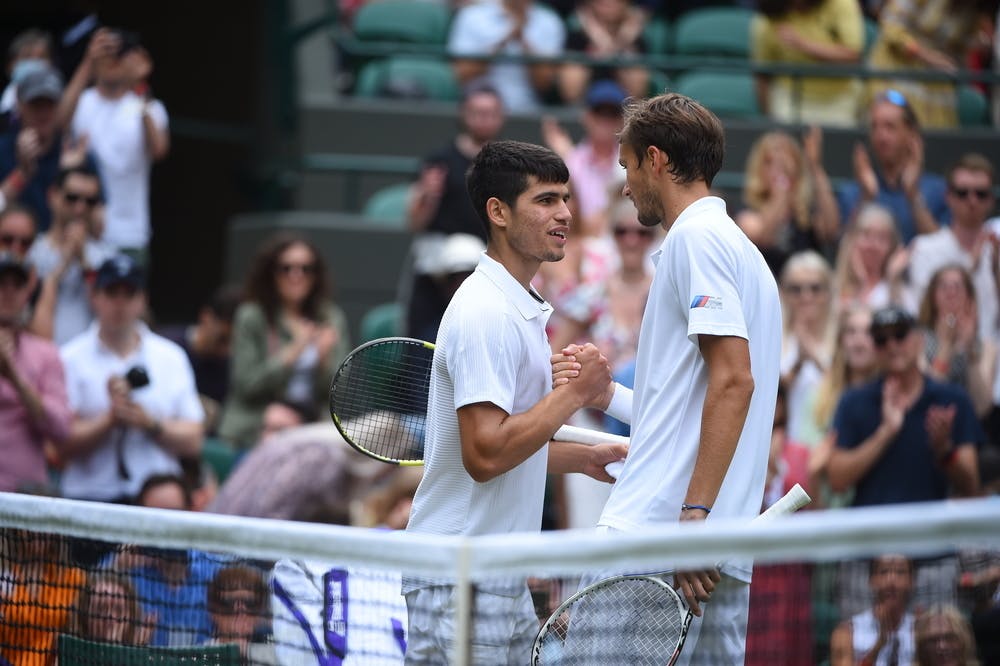 Carlos Alcaraz & Daniil Medvedev / Wimbledon 2021