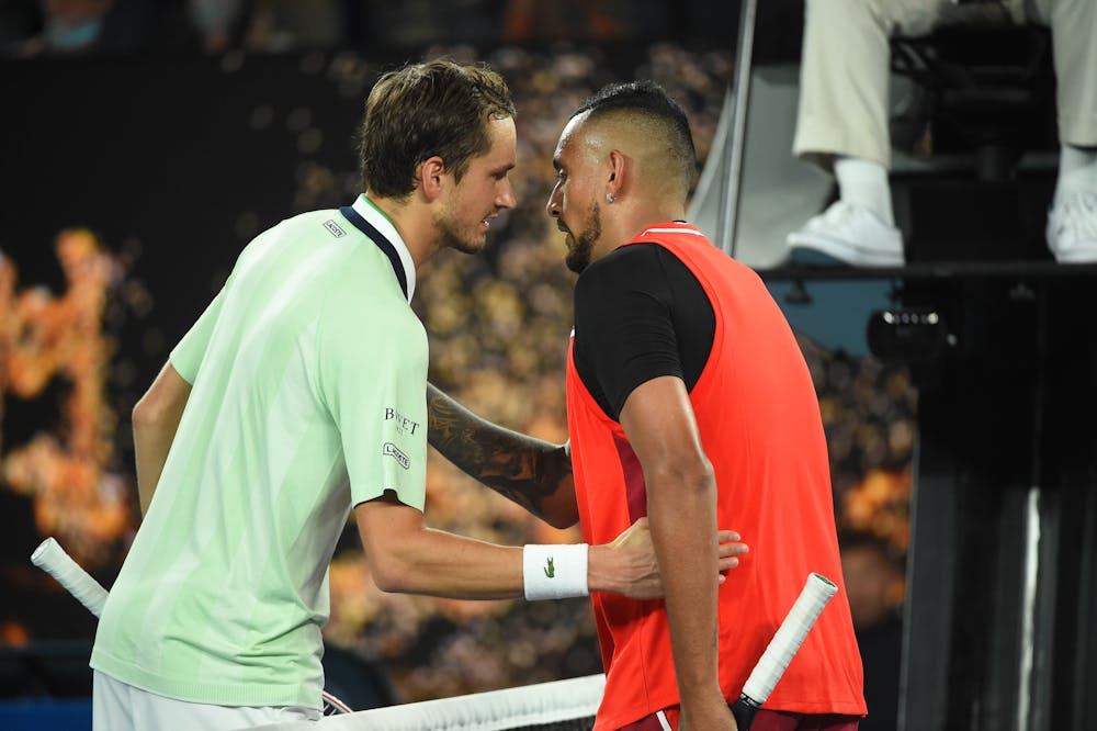 Daniil Medvedev et Nick Kyrgios - Australian Open 2022