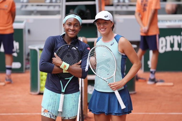 Coco Gauff & Iga Swiatek / Finale Roland-Garros 2022