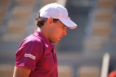 Dominic Thiem, Roland Garros 2021, first round