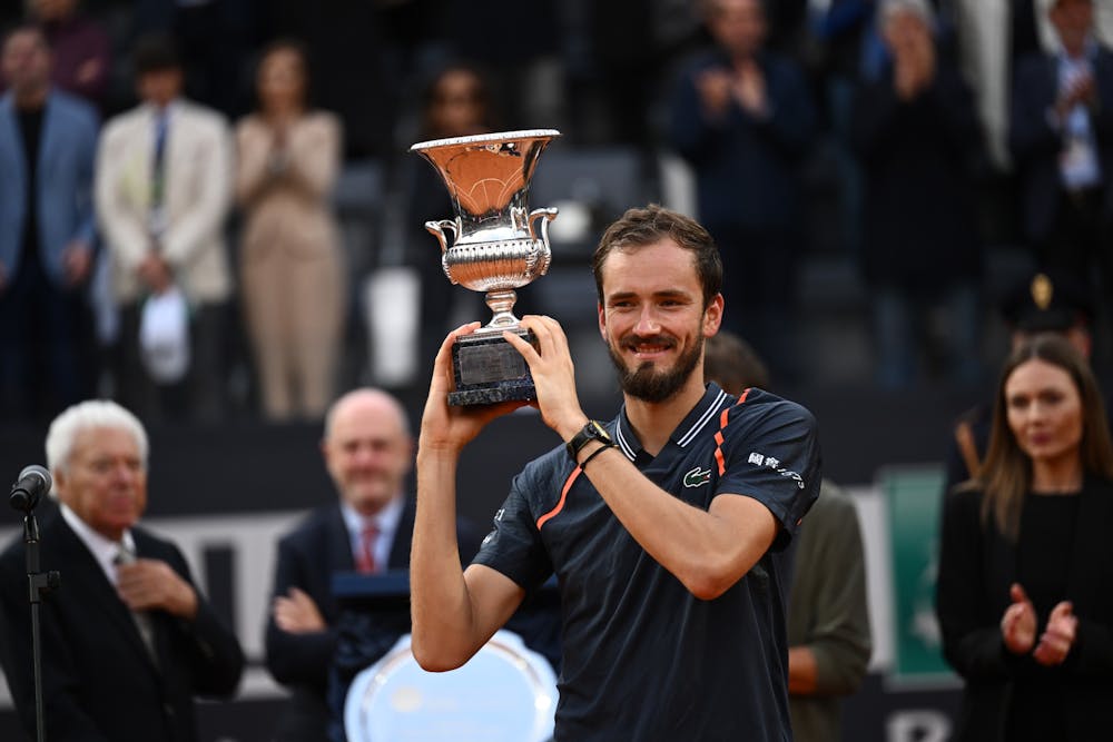 Daniil Medvedev trophée Rome 2023