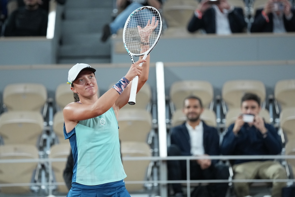 Iga Swiatek, Roland Garros 2022, first round