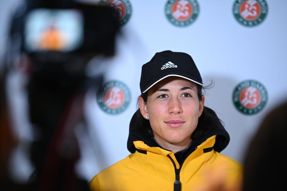 Garbiñe Muguruza lors du Media Day 2020.