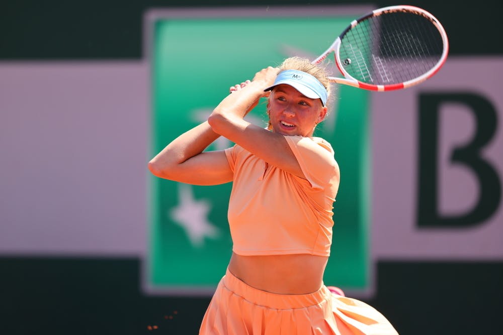Alina Korneeva, Roland-Garros 2023, girls' singles, second round
