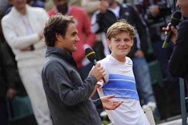 Roger Federer, David Goffin, Roland Garros 2012, fourth round