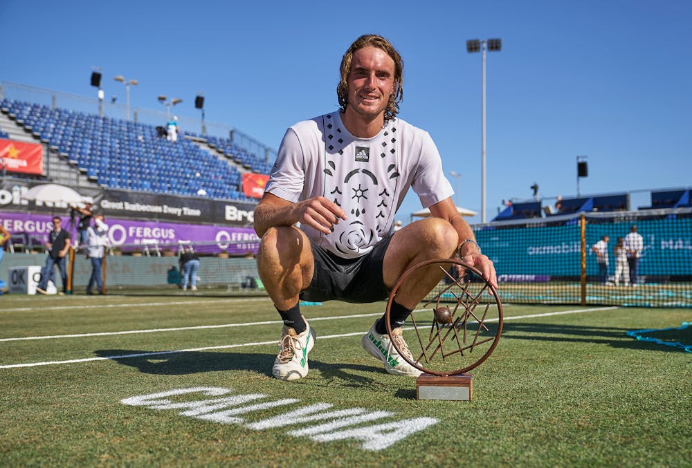 Stefanos Tsitsipas, Mallorca Championships 2022, final, trophy