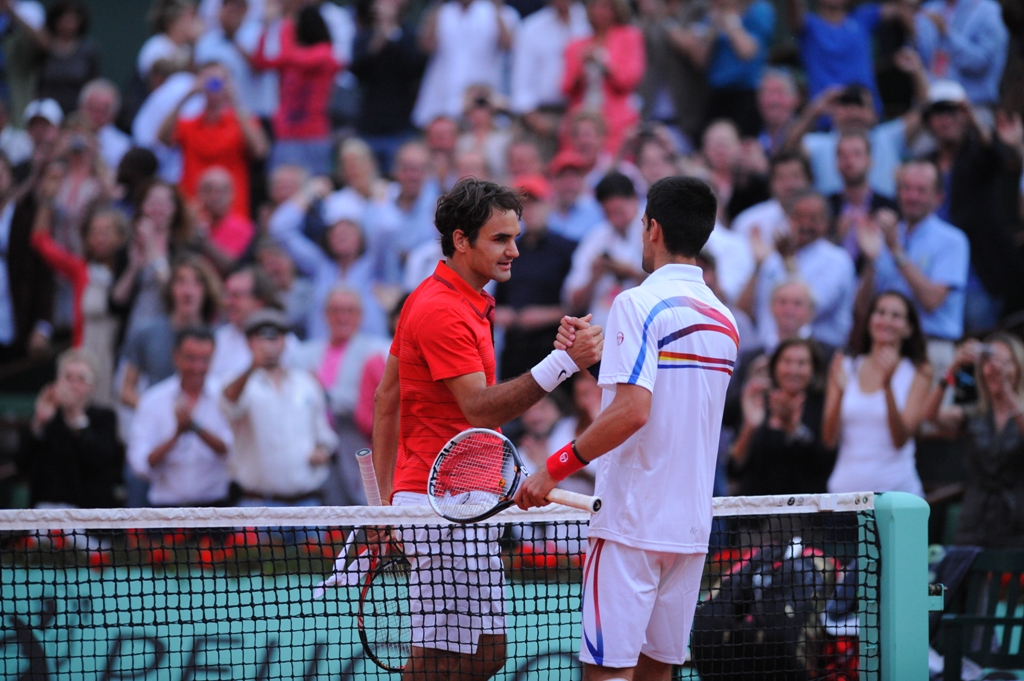 Roger Federer, Novak Djokovic, Roland Garros 2011 semi-finals