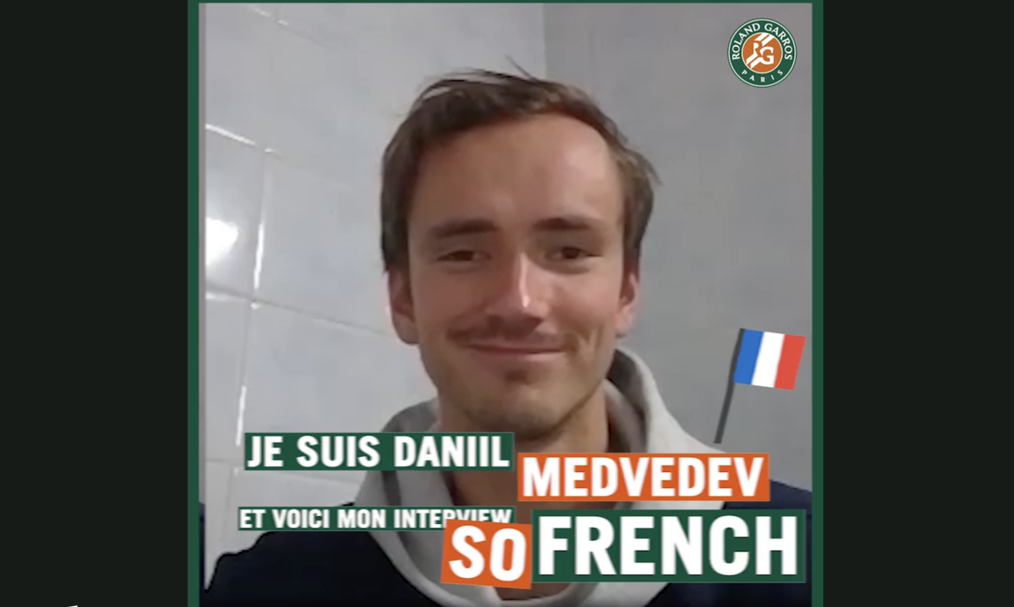 Daniil Medvedev ITW So French