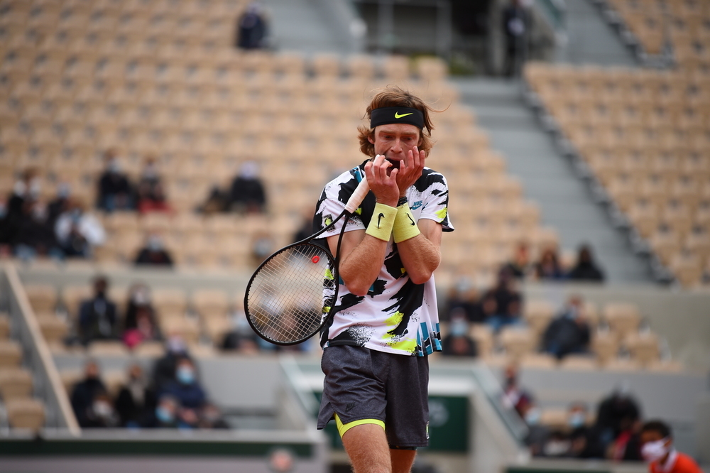 Andrey Rublev, Roland-Garros 2020, huitièmes de finale