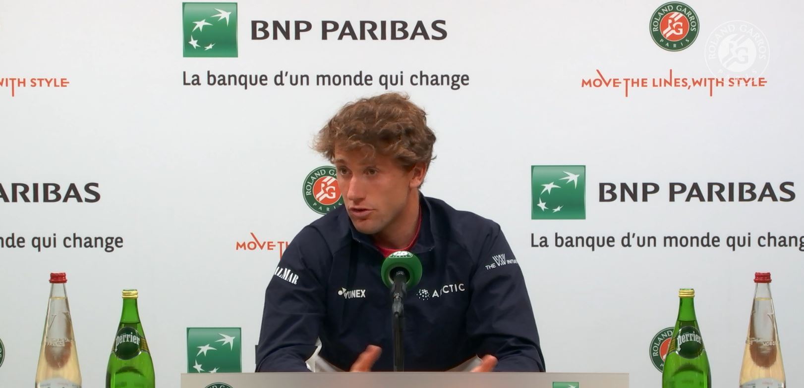 Casper Ruud, press, third round, Roland-Garros 2023