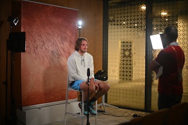 Stefanos Tsitsipas, Media Day, Roland-Garros 2022