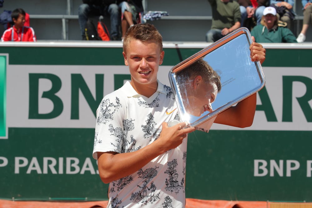 Rune boys' singles champion Roland Garros 2019