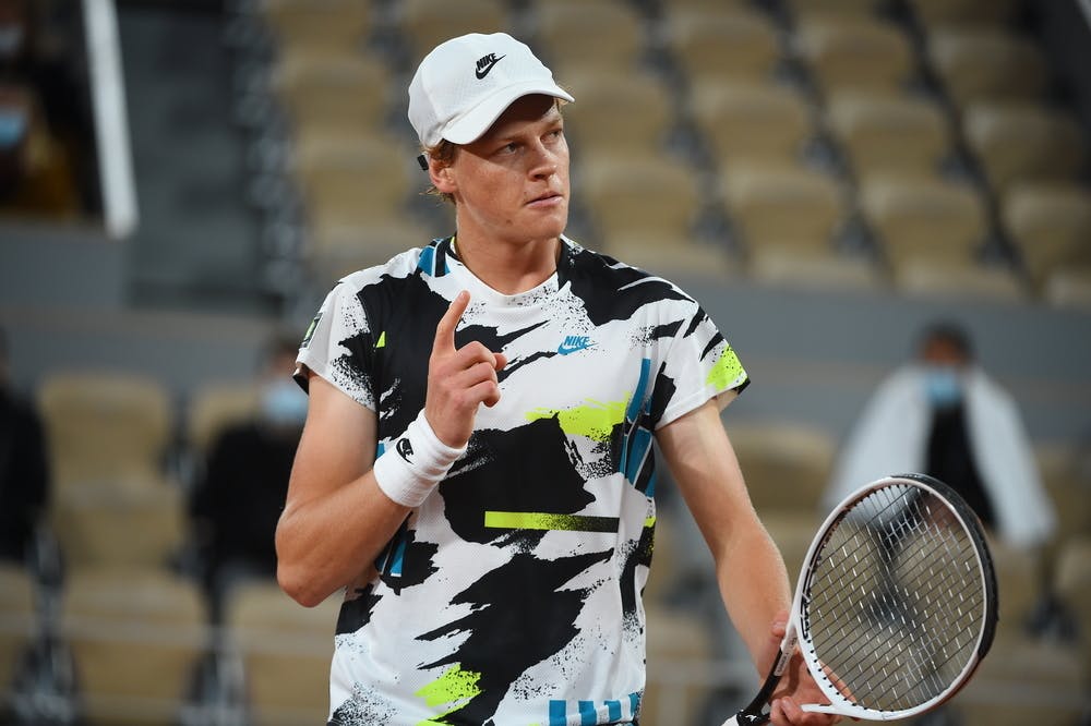 Jannik Sinner, Roland-Garros 2020, 1er tour