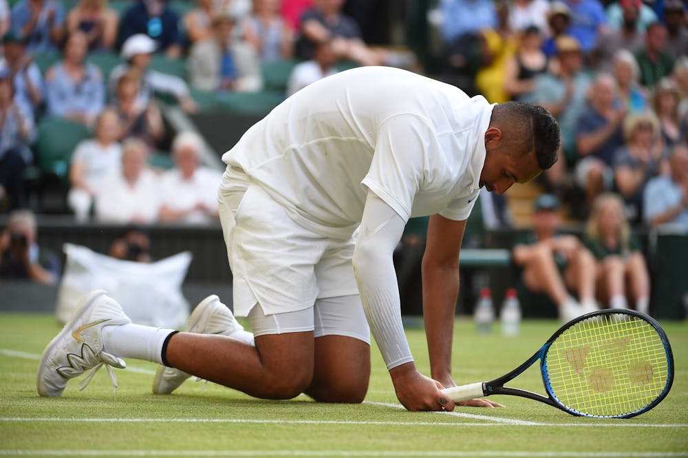 Nick Kyrgios at Wimbledon 2019