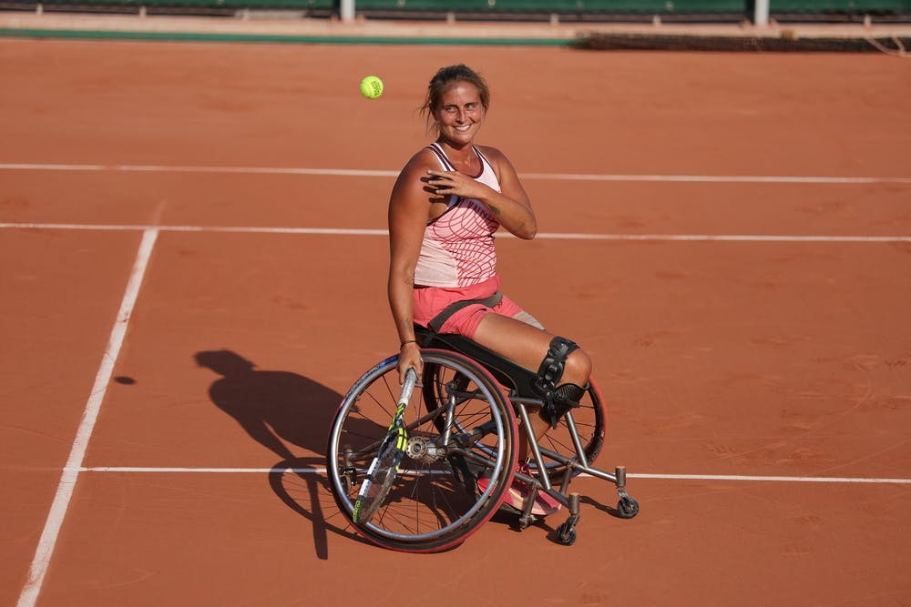 Pauline Deroulede, first round, women's wheelchair singles, Roland-Garros 2023