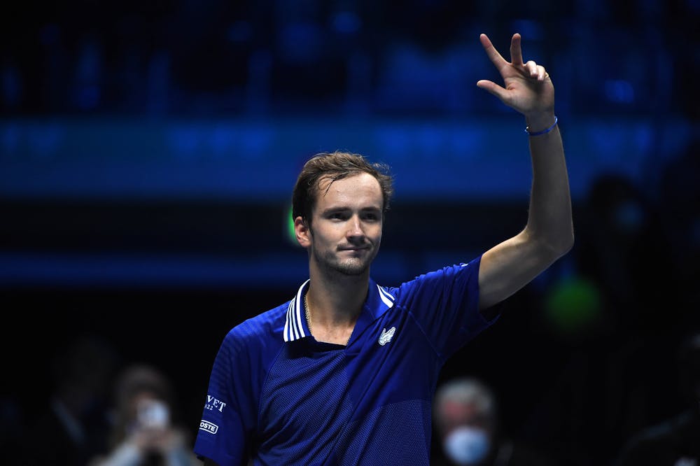 Daniil Medvedev qualifying for the final of the 2021 ATP Finals