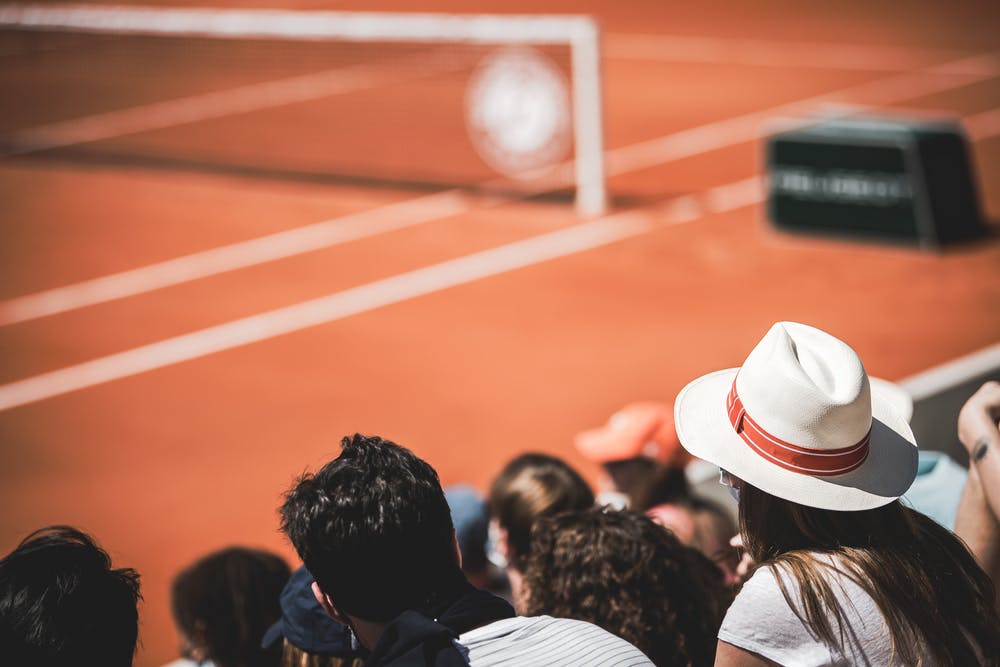 Spectateurs Tribunes Roland-Garros