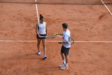Maria Sakkari coach Tom Hill practice
