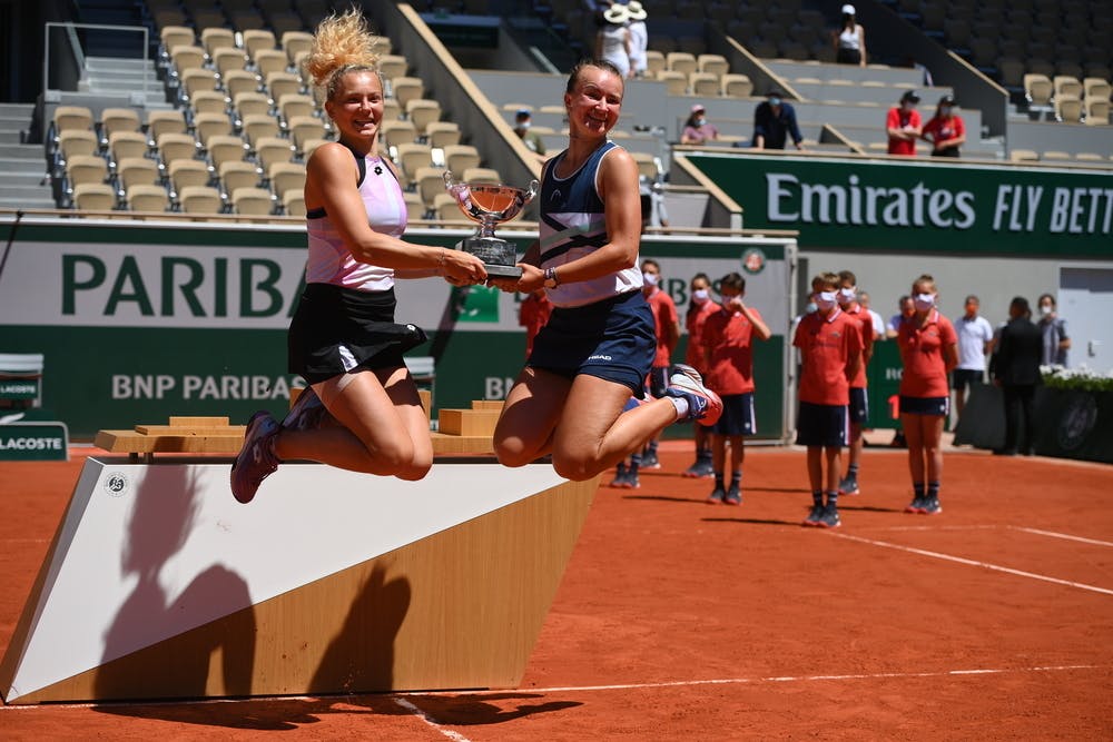Katerina Siniakova & Barbora Krejcikova - Trophée Roland-Garros 2021