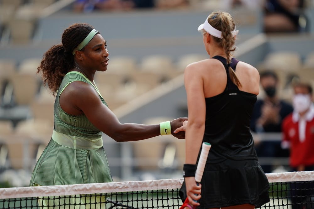 Serena Williams, Elena Rybakina, Roland Garros 2021, fourth round