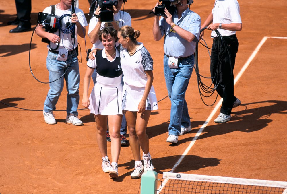 Iva Majoli and Martina Hingis, Roland-Garros 1997, final