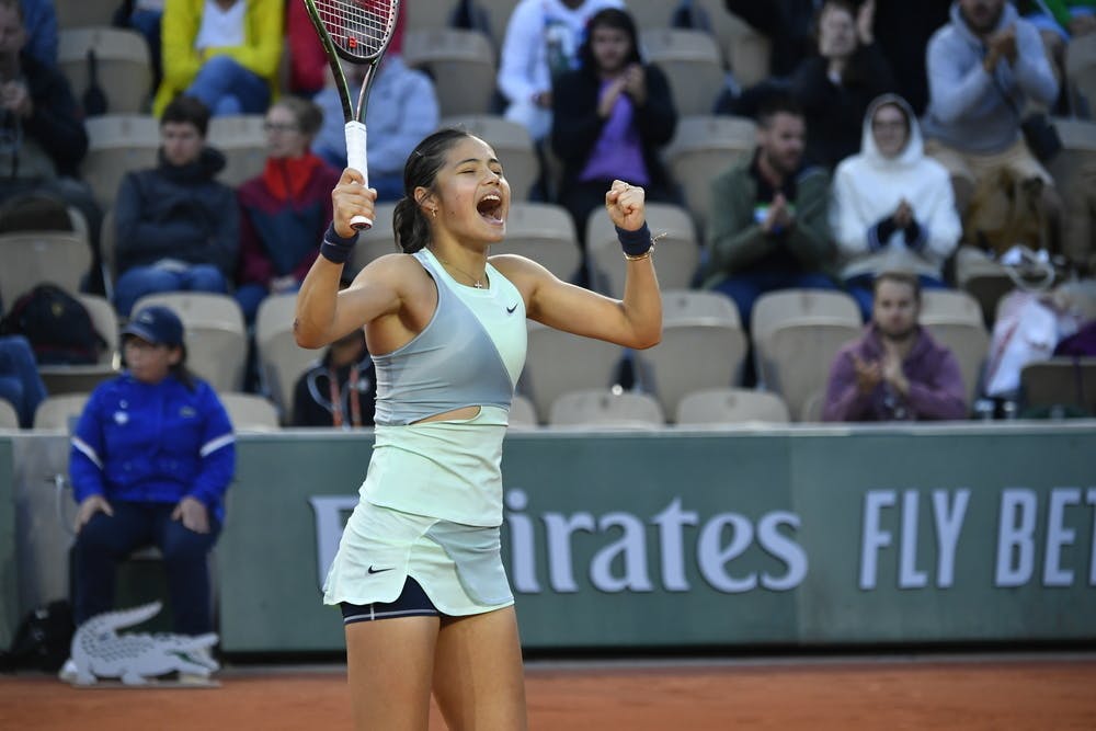 Emma Raducanu, 1er tour, Roland-Garros 2022