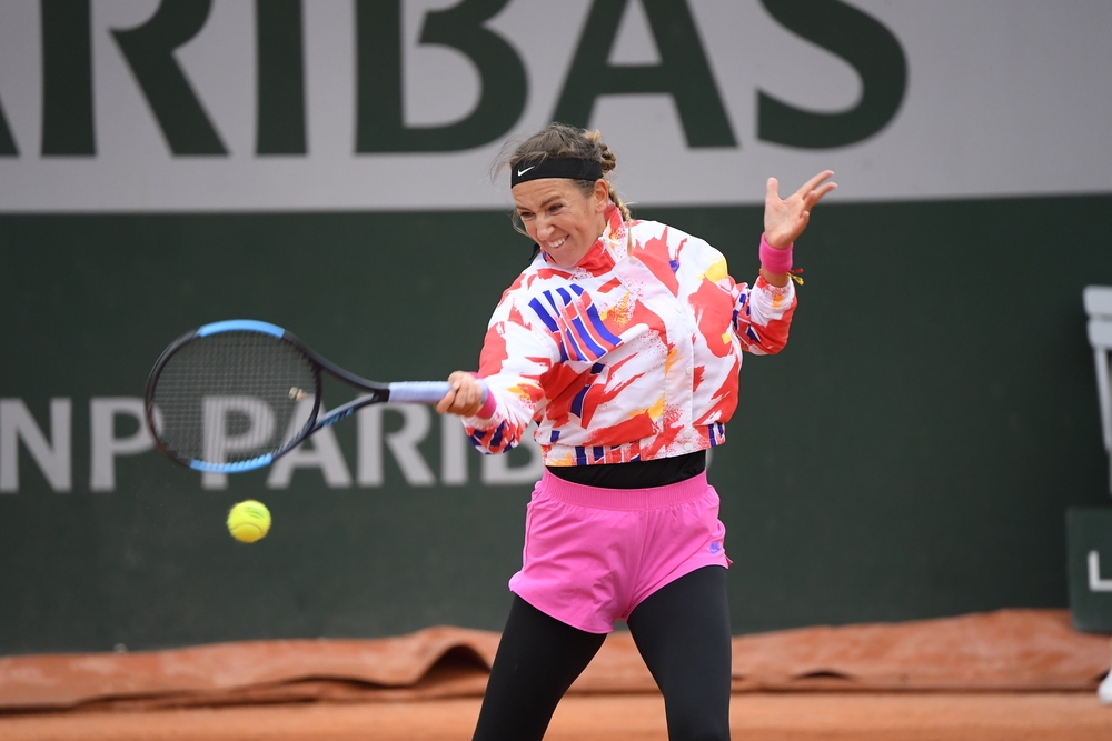 Viktoria Azarenka, Roland-Garros 2020, 1er tour