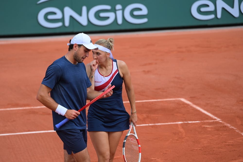 Elena Vesnina et Aslan Karatsev, Roland-Garros 2021