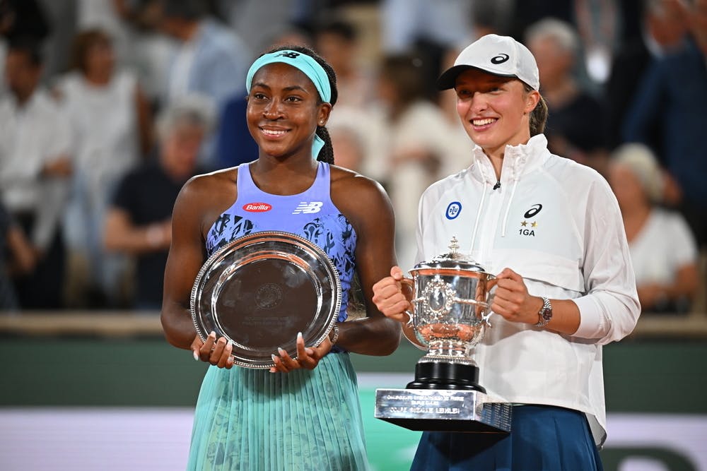 Coco Gauff & Iga Swiatek / Finale dames 2022