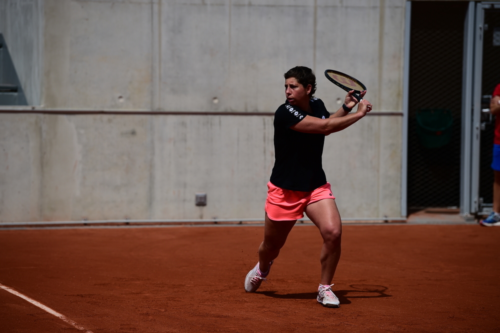Carla Suarez Navarro, Roland Garros 2021, practice