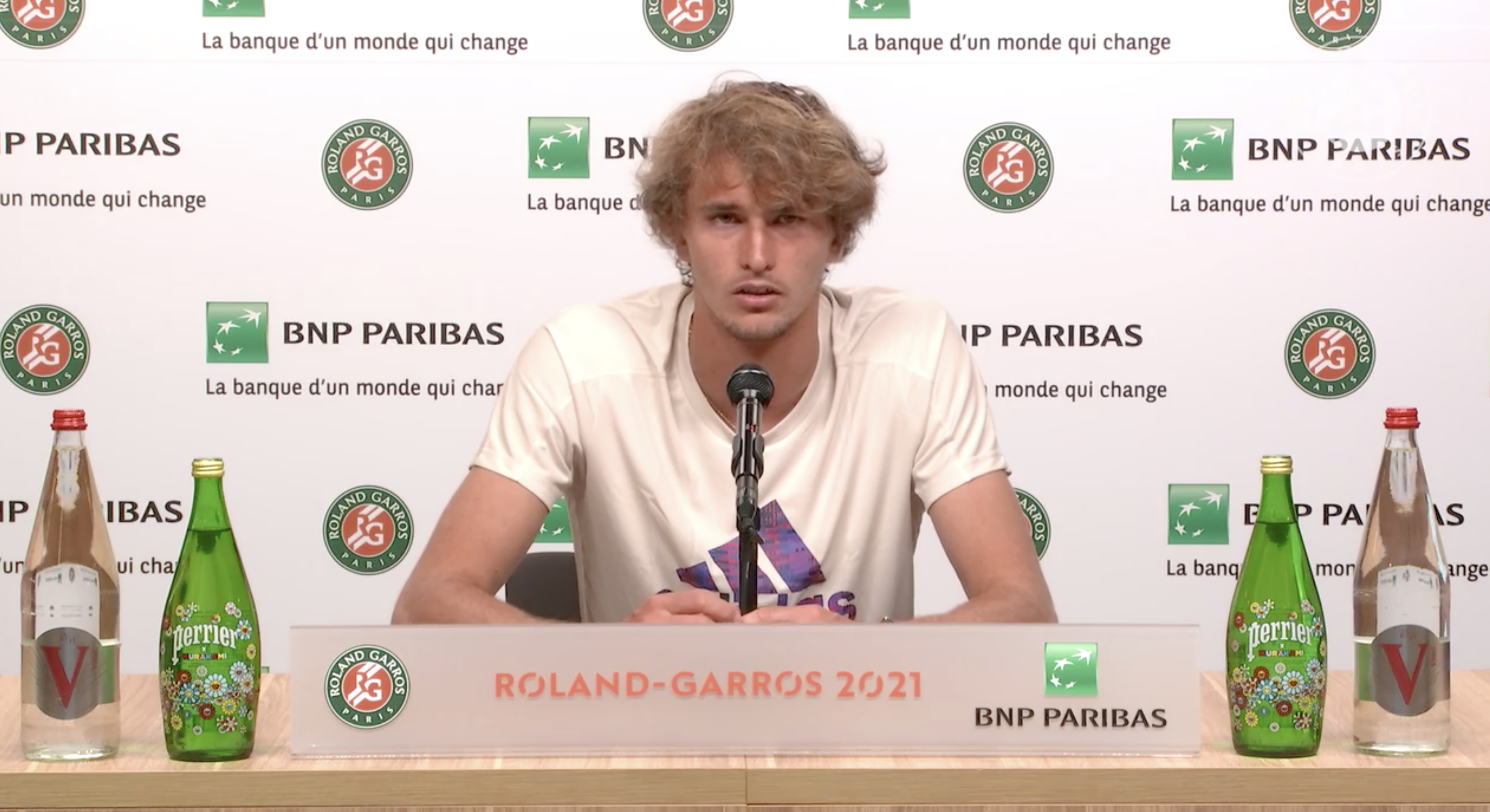 Zverev conf de presse Roland-Garros 2021