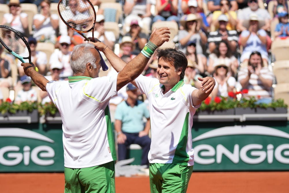 Mansour Bahrami, Fabrice Santoro, men's legends, Roland-Garros 2023
