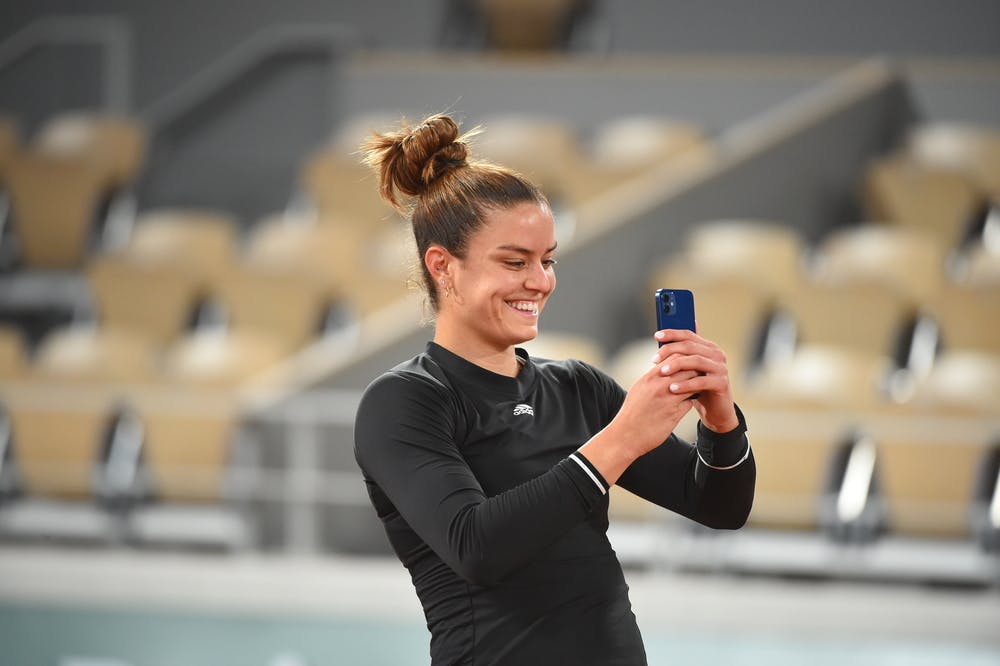 Maria Sakkari, Roland Garros 2021 practice