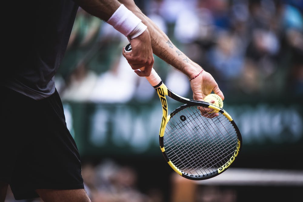 Bandeau et serre-poignets de tennis