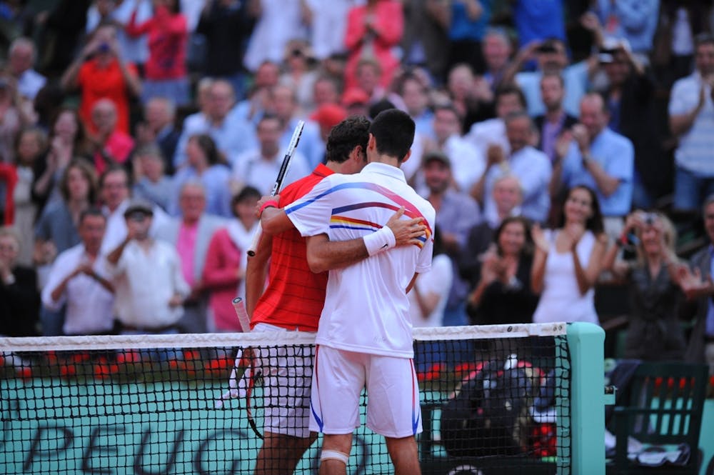 Roger Federer, Novak Djokovic, Roland Garros 2011 semi-finals