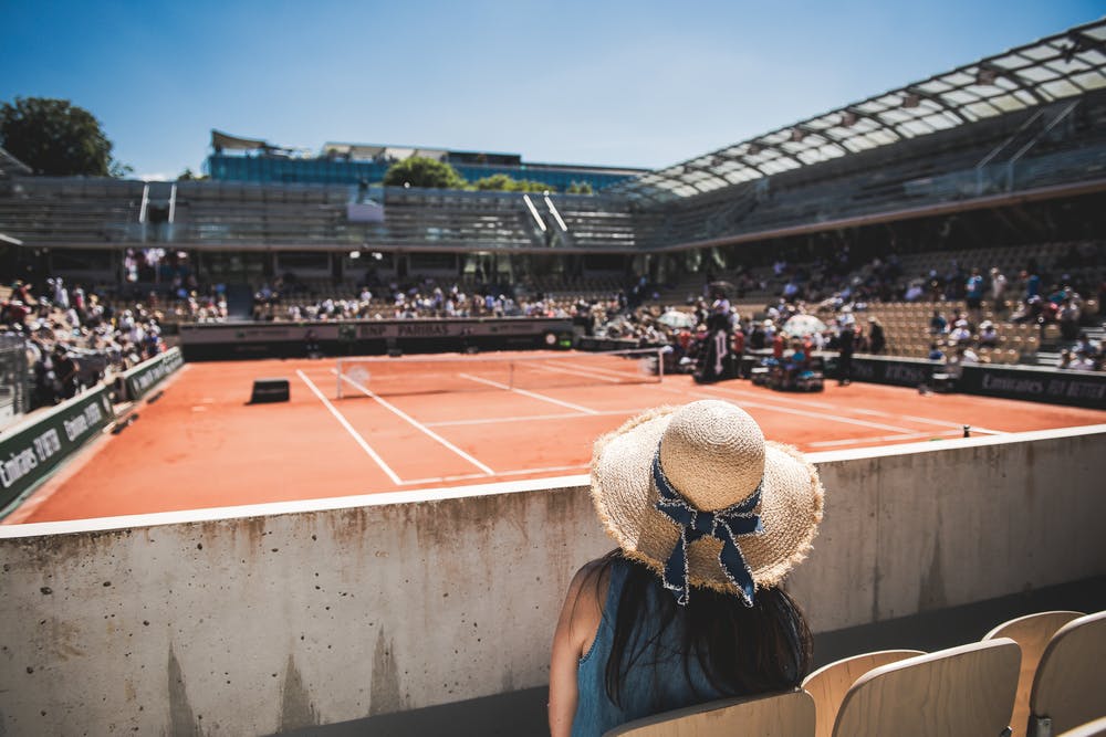 spectateurs Roland-Garros Simonne-Mathieu