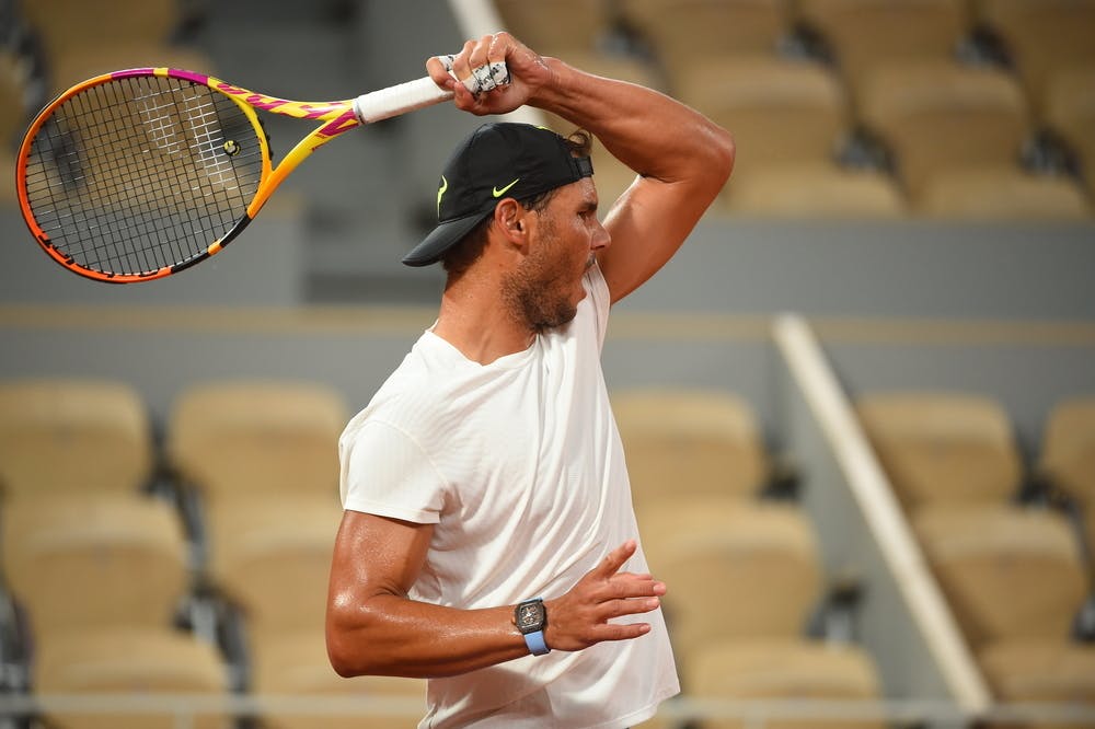 Rafael Nadal, Roland-Garros 2020, practice