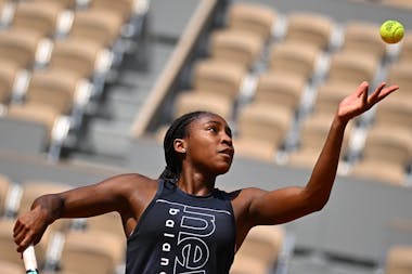 Coco Gauff, Roland-Garros 2023, practice