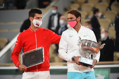 Rafael Nadal, Novak Djokovic, Roland Garros 2020, tropy