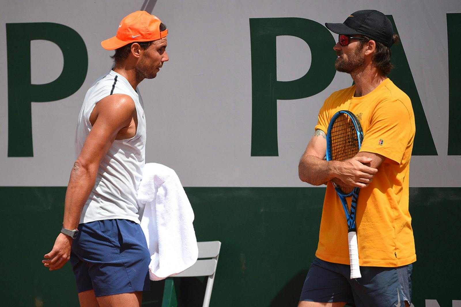 Rafael Nadal - Carlos Moya - Roland-Garros 2019 - court Suzanne-Lenglen