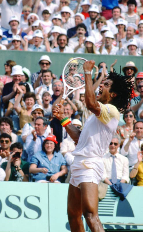 Yannick Noah Roland-Garros 1983.