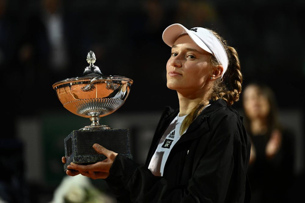 Elena Rybakina trophée Rome 2023