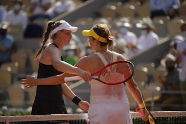 Anastasia Pavlyuchenkova, Elena Rybakina, Roland Garros 2021, quarter-final