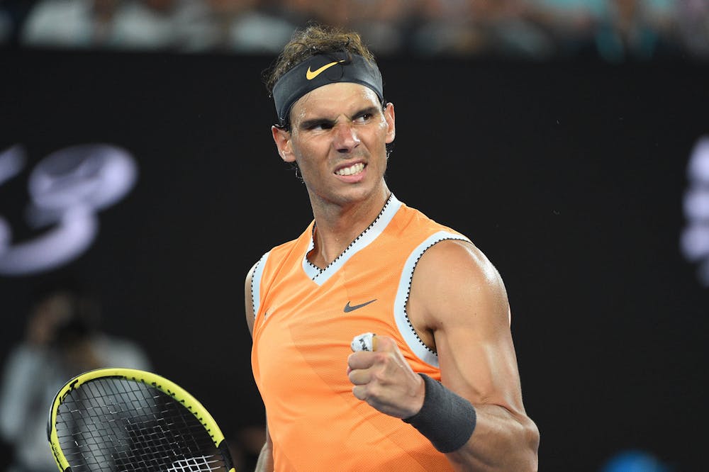 Rafael Nadal after his quartefinal win at the 2019 Australian Open