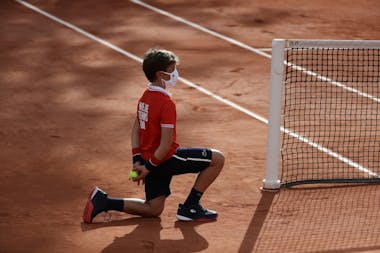 Ramasseur de balles, Roland-Garros 2020