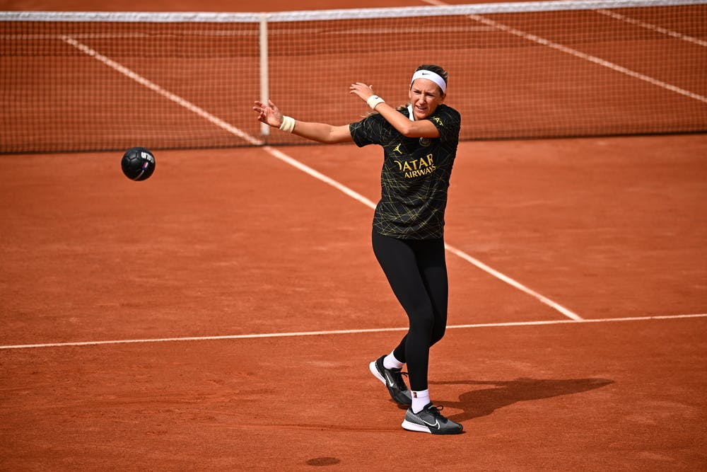 Victoria Azarenka practice Roland-Garros 2023