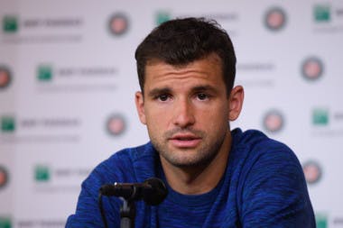 Roland-Garros 2018, Grigor Dimitrov, media day, 