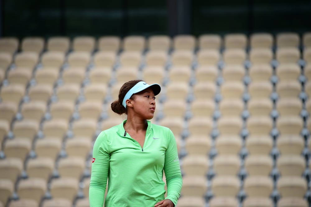 Naomi Osaka, Roland Garros 2021 practice