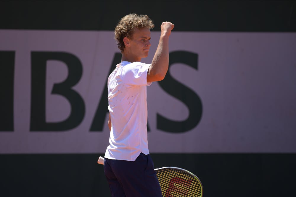 Luca Van Assche, Roland Garros 2021, boys' singles semi-finals